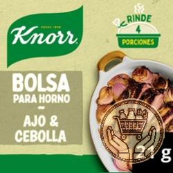 saborizador knorr ajo y cebolla horno con bolsa 21grs