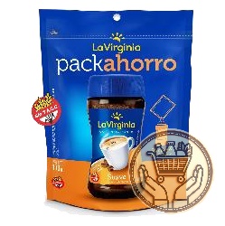 café torrado instantáneo la virginia suave doypack 100grs
