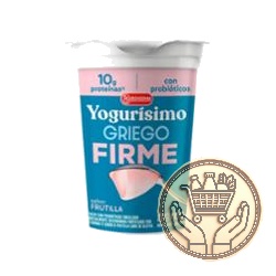 yogur yogurisimo griego firme sabor frutilla pote 180grs
