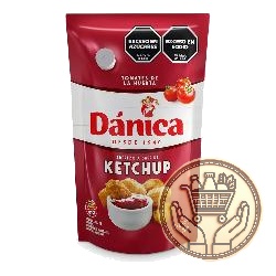 ketchup dánica doypack 220grs