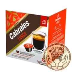 cápsulas de café cabrales lungo 7grs