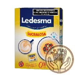 edulcorante en polvo ledesma sucralosa x100 sobres 80grs