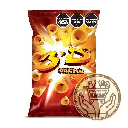 tubitos de harina de maíz 3d mega queso 85grs