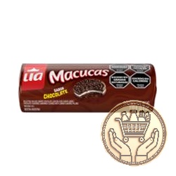 galletitas dulces rellenas macucas sabor chocolate 110grs