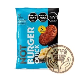 medallones notco notburger quick sabor carne x2 130grs