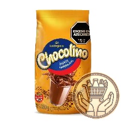 alimento en polvo a base de azúcar y cacao chocolino 180grs