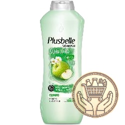 shampoo plusbelle suavidad manzana y vitamina a 1000cm3