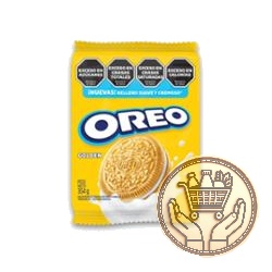 galletitas dulces rellenas oreo golden pack familiar x3 354grs