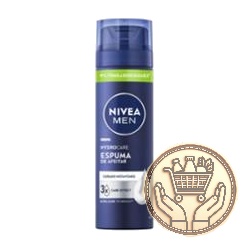 espuma para afeitar nivea men hidratante 200cm3