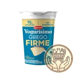 yogur yogurisimo griego firme endulzado sabor vainilla pote 180grs
