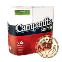 papel higiénico campanita soft xl simpe hoja 320mts