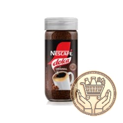 café torrado instantáneo nescafé dolca original frasco 100grs