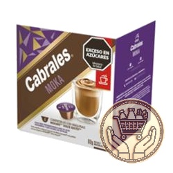 cápsulas de café cabrales moka 10grs
