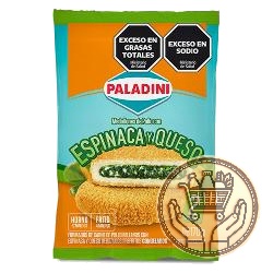 medallones de pollo paladini espinaca y queso x2 170grs