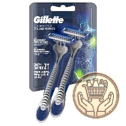 afeitadora descartable gillette cuerpo x2 2uni