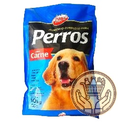 alimento para perros primer precio adultos sabor carne 10kgs