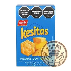 galletitas snacks kesitas horneadas queso 125grs