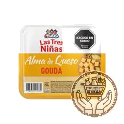 queso gouda las tres niñas trozado envasado 250grs