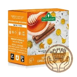 té saint gottard manzanilla y canela sabor miel x10 saquitos 18grs