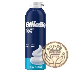 espuma para afeitar gillette foamy mentol 322cm3
