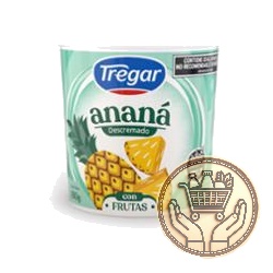 yogur descremado tregar ananá pote 160grs