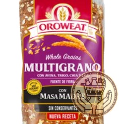 pan de molde oroweat multigrano con masa madre 600grs