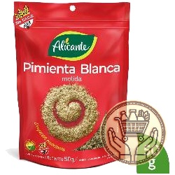 pimienta blanca molida alicante  50grs