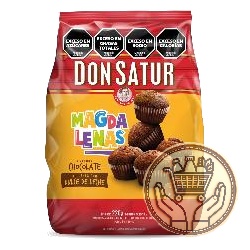 magdalenas chocolate con dulce de leche don satur 220grs