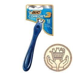 afeitadora descartable bic comfort 3 normal  1uni