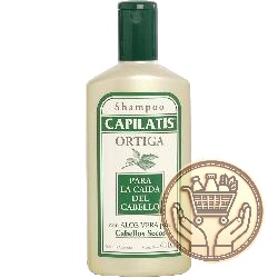 shampoo capilatis ortiga con aloe cabellos secos 410cm3