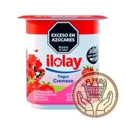 yogur entero ilolay cremoso frutilla pote 120grs