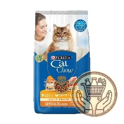 alimento para gatos cat chow esterilizados pescado y carne 3kgs