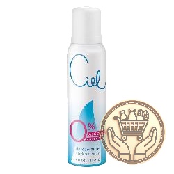 desodorante ciel 0% alcohol y aluminio aerosol 144cm3
