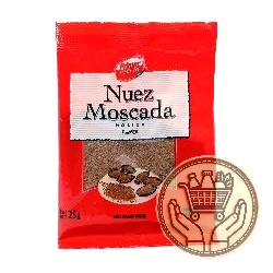 nuez moscada molida primer precio 25grs