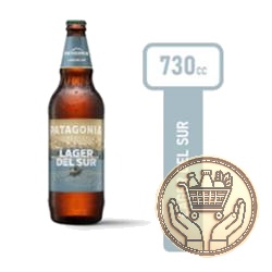 cerveza patagonia lager del sur 730cm3