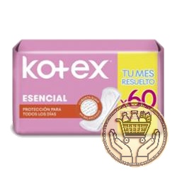 protectores diarios kotex esencial 60uni