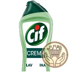 limpiador cif crema con lavandina/cloro 731cm3
