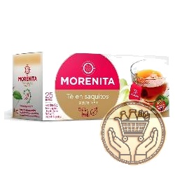 té negro morenita clásico en saquitos x25 50grs