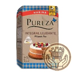 harina pureza leudante integral 1000grs
