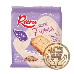 tostadas 7 semillas riera libres 200grs
