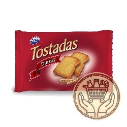 tostadas primer precio dulces 180grs