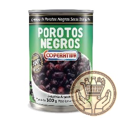 porotos cooperativa al natural negros 300grs