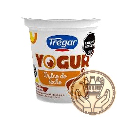 yogur entero tregar dulce de leche pote 125grs
