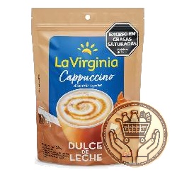cappuccino la virginia dulce de leche doypack 155grs