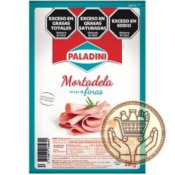 mortadela paladini más finas feteada envasada 200grs