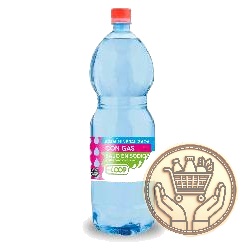 agua mineralizada con gas ecoop baja en sodio 2000cm3