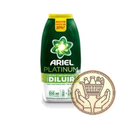 jabón líquido ariel platinum diluible botella 500cm3