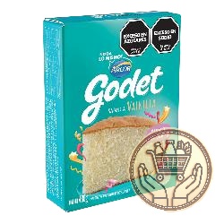 polvo para preparar bizcochuelo godet vainilla 480grs