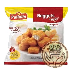 nuggets de pollo pollolin con queso 400grs