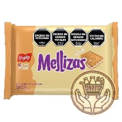 galletitas dulces rellenas mellizas pack familiar x3 330grs